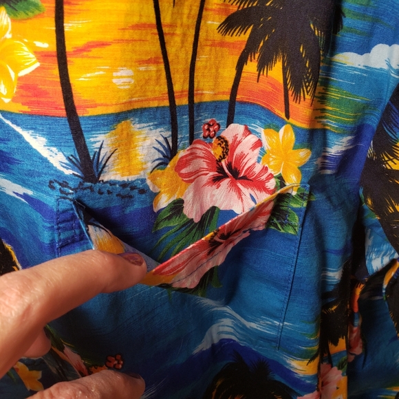 COPY - HAWAIIAN SHIRT MEN'S PACIFIC LEGEND MADE IN HAWAII - Picture 4 of 6